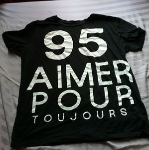 Black and white shirt